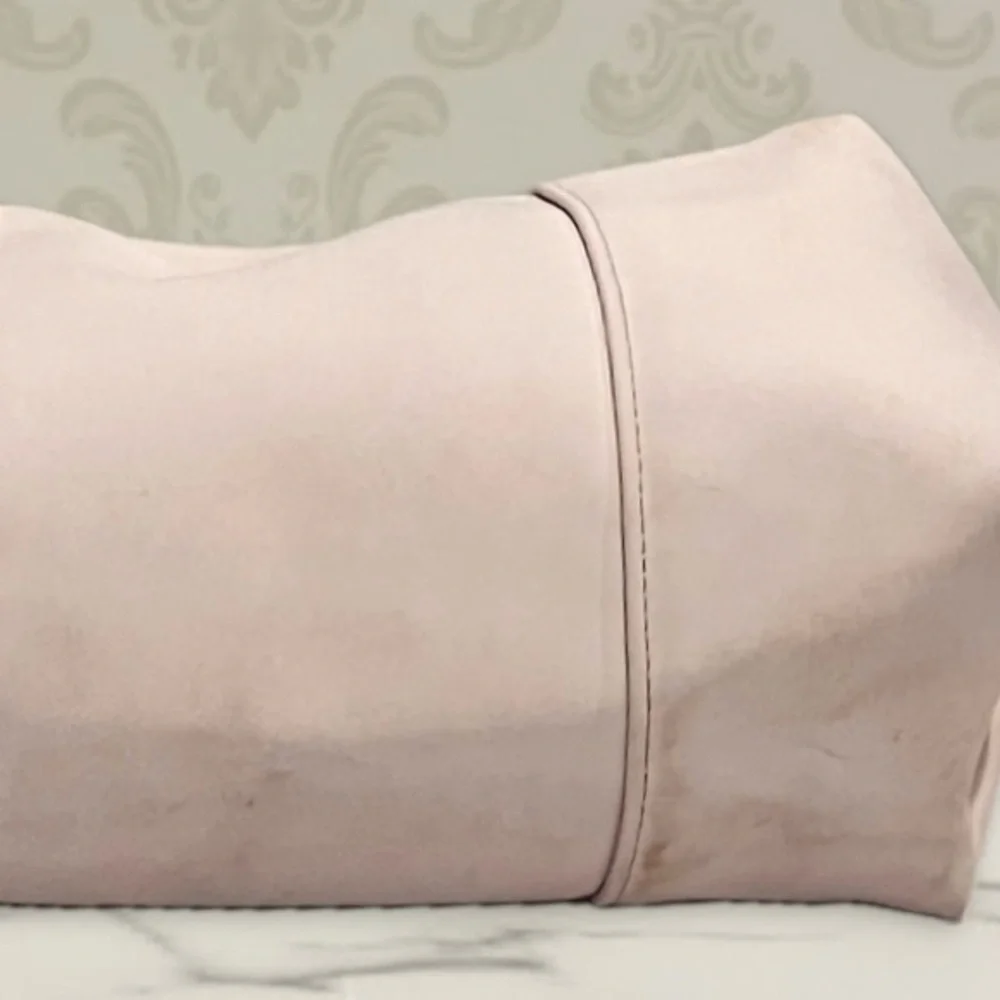 Dior Pink Polyurethane Makeup Bag Pouch with CD Monogram Lining- Flawed Gem